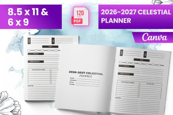 2026-2027 Celestial Planner KDP
