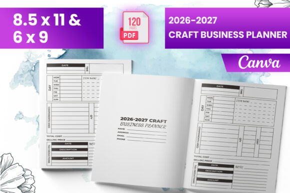2026-2027 Craft Business Planner KDP: Your Essential Tool for Creative and Business Success