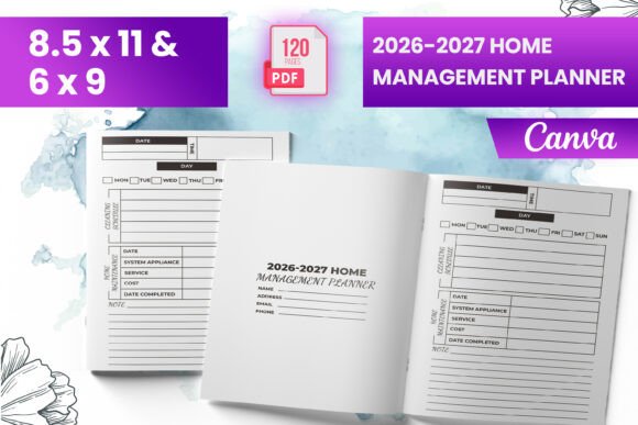 2026-2027 Home Management Planner KDP: Your Essential Tool for Organized Living