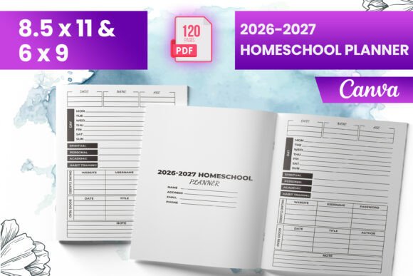 2026-2027 Homeschool Planner KDP