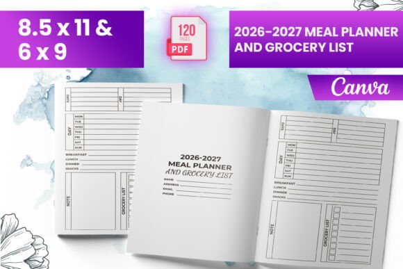 2026-2027 Meal Planner and Grocery List
