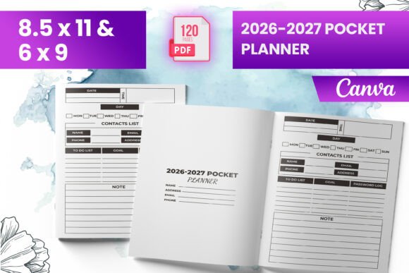 2026-2027 Pocket Planner KDP