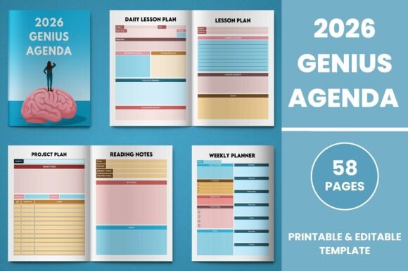 2026 Genius Agenda: A Comprehensive Tool for Academic and Personal Success