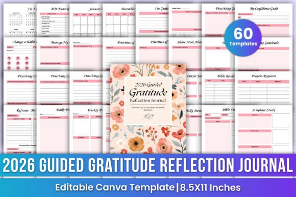 2026 Guided Gratitude Reflection Journal: A Tool for Mindfulness and Growth