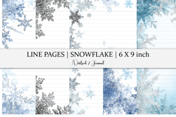 Notebook Line Pages Snowflake: A Creative and Functional Tool for Modern Note-Taking