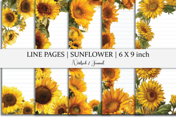 Notebook Lined Paper Sunflower: A Creative and Functional Writing Tool