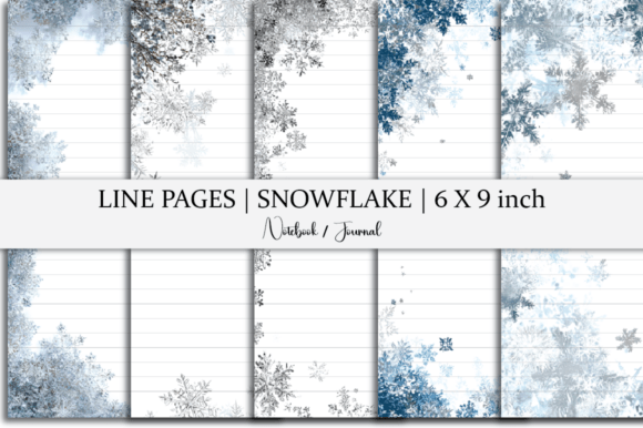 Snowflake Notebook Lined Paper: A Practical Resource for Creative and Professional Use